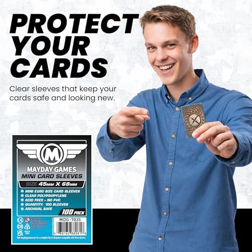 Mayday Games Mini Card Sleeve 45 MM X 68 MM pack of 100 - Image 5
