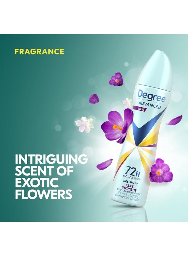 Advanced 72H MotionSense Dry Spray  Antiperspirant Deodorant Intrigue 107g