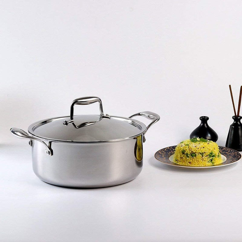 Wonderchef Combo Offer Nigella Triply Casserole with SS Lid 24 Cm and Nigella Triply Fry Pan 24 Cm - Image 4