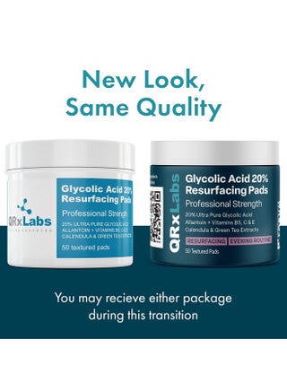 Glycolic Acid 20% Resurfacing Pads For Face & Body With Vitamins B5, C & E, Green Tea, Calendula, Allantoin - Exfoliates Surface Skin And Reduces Fine Lines And Wrinkles - Peel Pads - pzsku/ZEFC411B675EA0750BC4CZ/45/_/1733729932/149a6926-e7f9-4687-b244-7636b165bebe