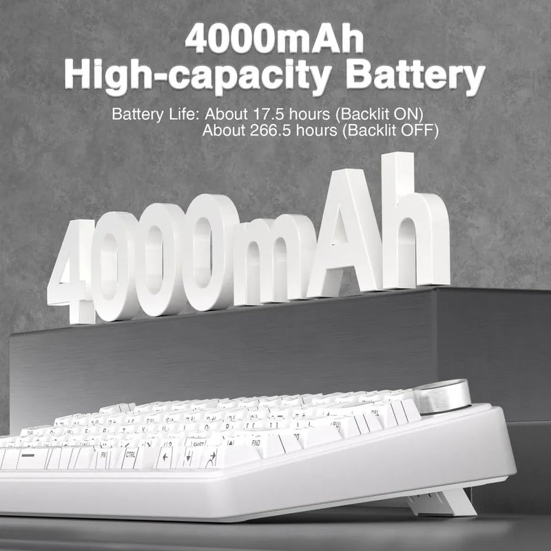 Aula F75 Pro Wireless Mechanical Gaming Keyboard, 75% Layout, Gasket Mounted, Side-Engraved PBT Keycaps, RGB - Image 5