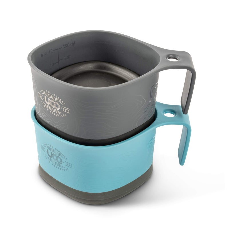 UCO Collapsible Cup for Camping, Backpacking, and Hiking, 12 Ounces (2 Pack) - Image 5