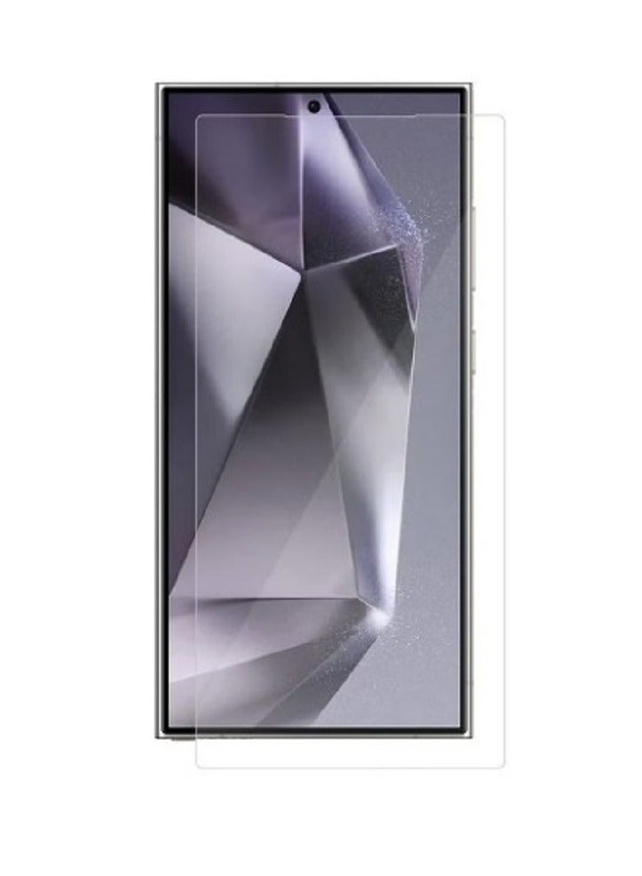 توكين واقي شاشة من الزجاج المقوى بتغطية كاملة من الغراء السائل بالأشعة فوق البنفسجية لهاتف Samsung Galaxy S24 Plus - شفاف - Image 4