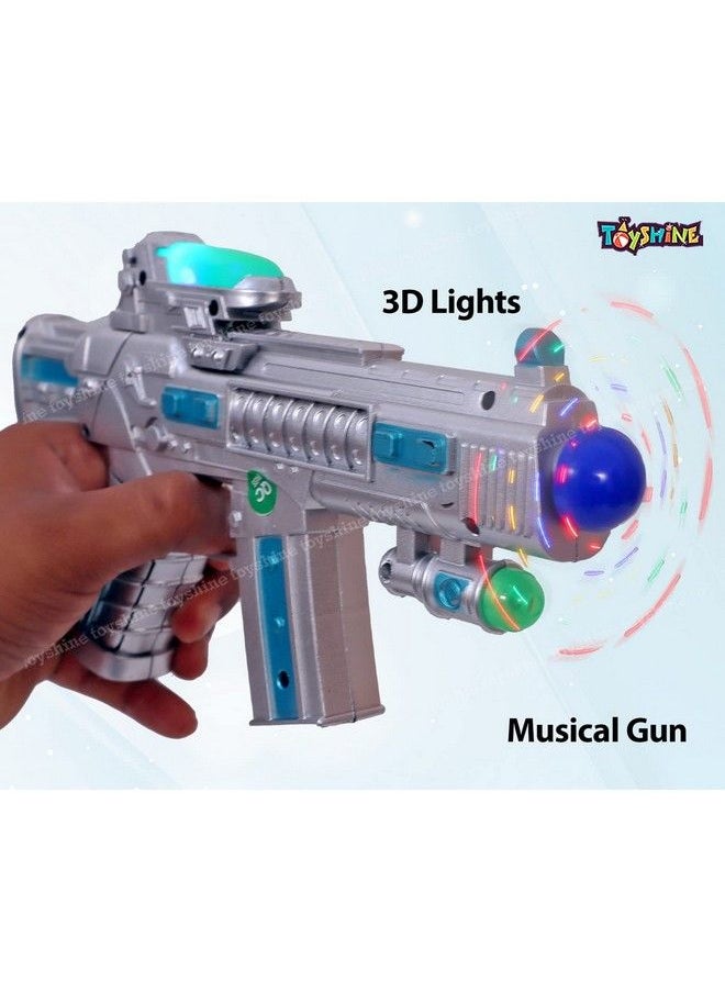 Toyshine Space Musical Toy Gun For Kids With Flashing Lights  - Image 3