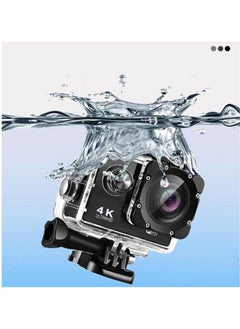 Generic 4K Action Camera, Outdoor Waterproof Sports Camera, IPS Real Color Touchscreen Photography Camera, Adjustable View Angle WIFI Camera With Time Lapse Slow Motion, (1pc, White)  - Image 4