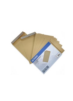 Maxi Maxi Brown Envelopes 110Gsm 10" X 7" inches Peel And Seal 50Pcs Pack  - Image 1