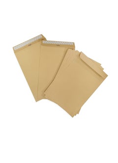 Maxi Maxi Brown Envelopes 110Gsm 10" X 7" inches Peel And Seal 50Pcs Pack  - Image 2