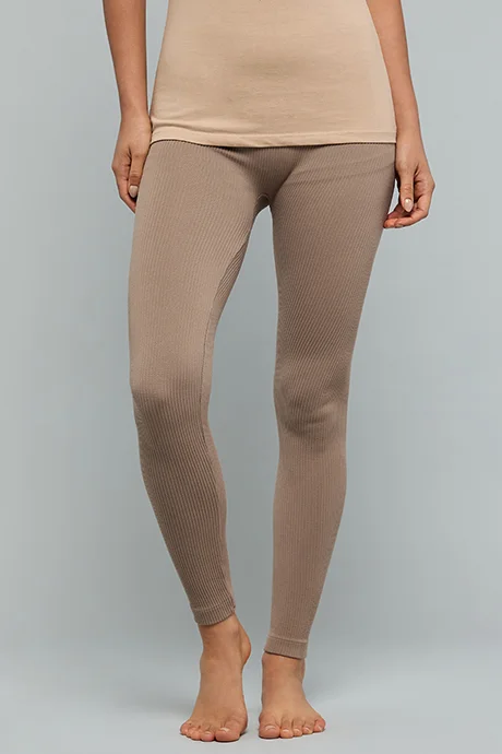 أر أند بي Ribbed Leggings With Elastic Waist