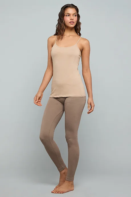 أر أند بي Ribbed Leggings With Elastic Waist