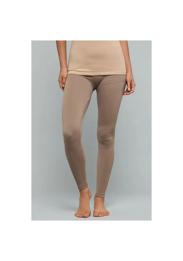 أر أند بي Ribbed Leggings With Elastic Waist