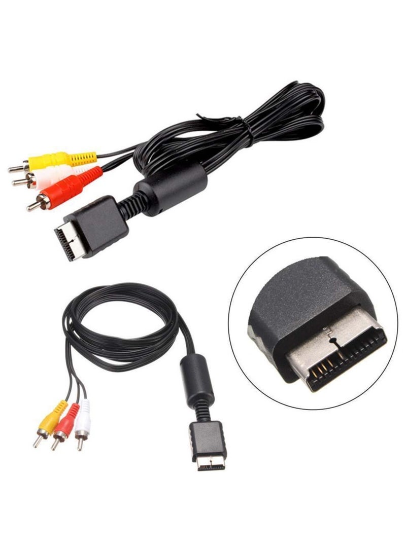 PS2 PS3 AV Audio Video Cable Cord , AV to RCA Cord for PS2/PSX/PS3 Slim  - Image 4