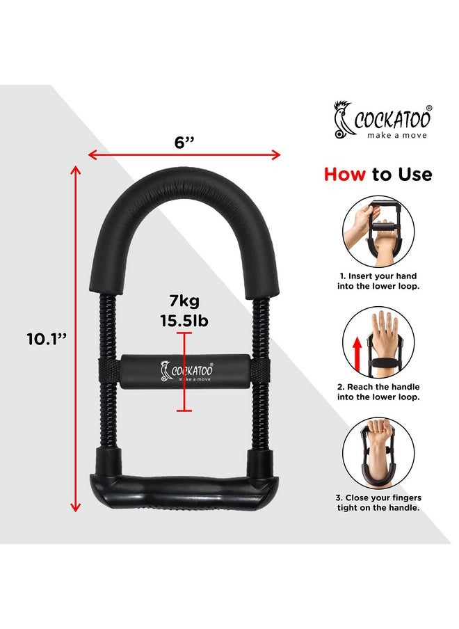 Cockatoo - Forearm Strengthener,Forearm Exercise Equipment,Grip Strengthener Fitness Equipment Home Gym Equipment For Men & Gym Equipment For Women,Wrist Strengthene - Image 1