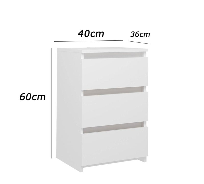 فرنتشر ستور كومود مودرن ام دي اف - ارتفاع 60 سم - عرض 40 سم - عمق 36 سم ، من فرنتشر ستور. - Image 5