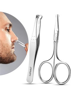 LePinko LePinko Nose Hair Trimmer For Men Nasal Hair Tweezers For Women Small Scissors For Hair Grooming 