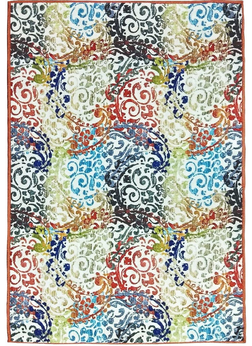 Status Contract Status Contract Polyester 3D Printed Carpet Rug Runner with Anti Slip Backing (3 X 5 ft/Small, Multicolour)  - Image 3