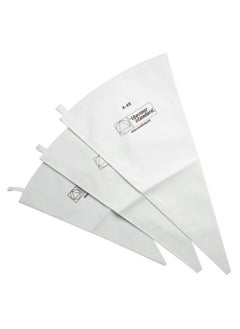 Bluejw 3PCS Cotton Piping Bag Reusable Cotton Icing Piping Bags Cake Decoration Bags Pastry Decorations Bags for Cookie Cupcake Dessert Decoration  - Image 1