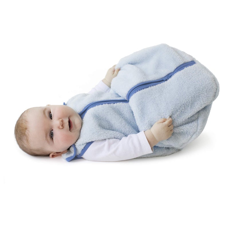 Baby Deedee baby deedee Sleep nest Teddy Baby Sleeping Bag Sack for Boys and Girls Infants and Newborns Soft Blue Medium 618 Month 