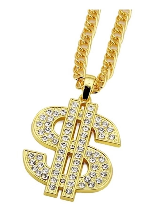 Dollar Sign Pendant Necklace - Image 3