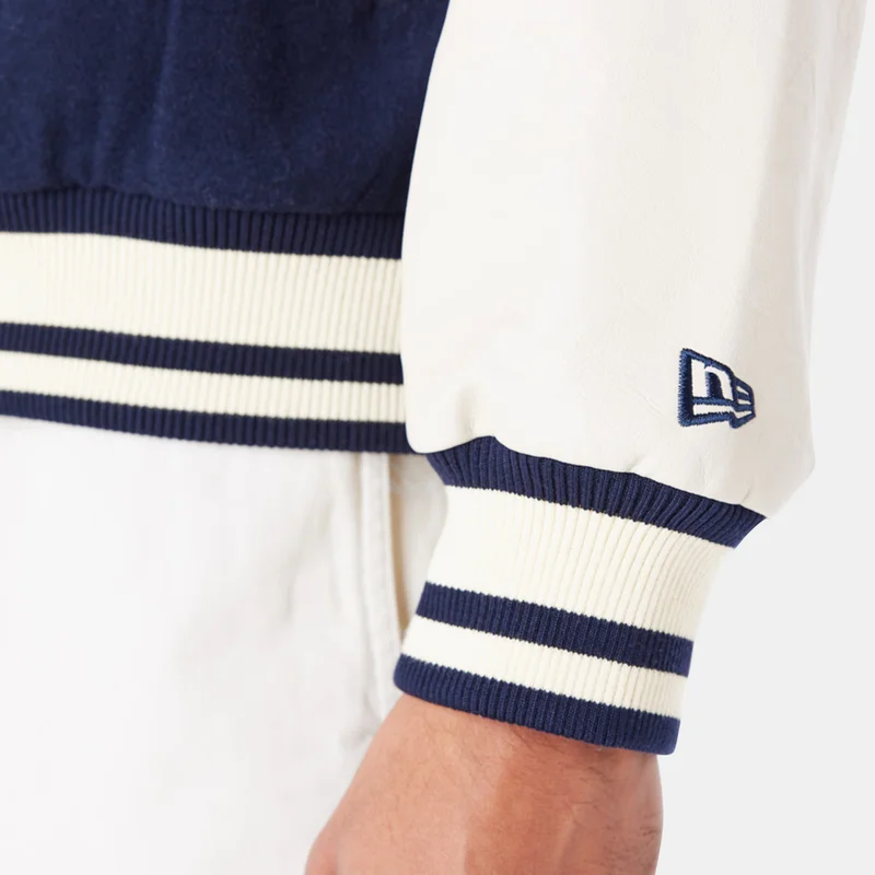 New Era Blue Men's MLB New York Yankees Patch Varsity Jacket for Men | Best Price UAE