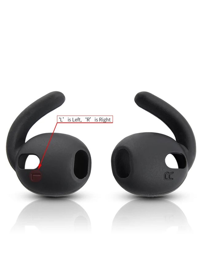 Premium White Ear Hooks for Samsung Galaxy Buds 3 Pro Secure Anti Loss Fit Tips 6 Pack - Image 5