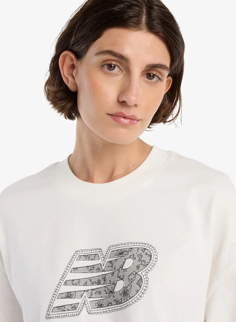 New Balance  Essential Logo T-Shirt for Women | Best Price UAE