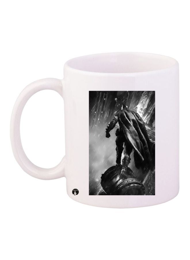 RYN Batman Printed Coffee Mug White/Grey/Black 11ounce