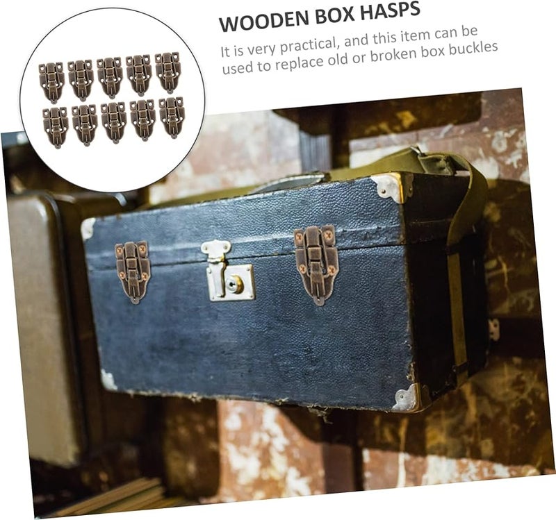 Antique Wooden Box Hasps Toggle Latches 6 2X4X1 5CM For Jewelry Cases Wine Cabinets Furniture - Image 5