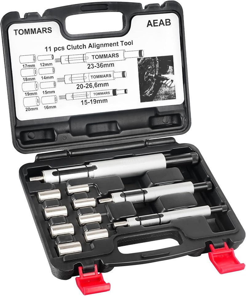 TOMMARS Universal Clutch Alignment Tool Kit - 11 Piece Set - Image 1