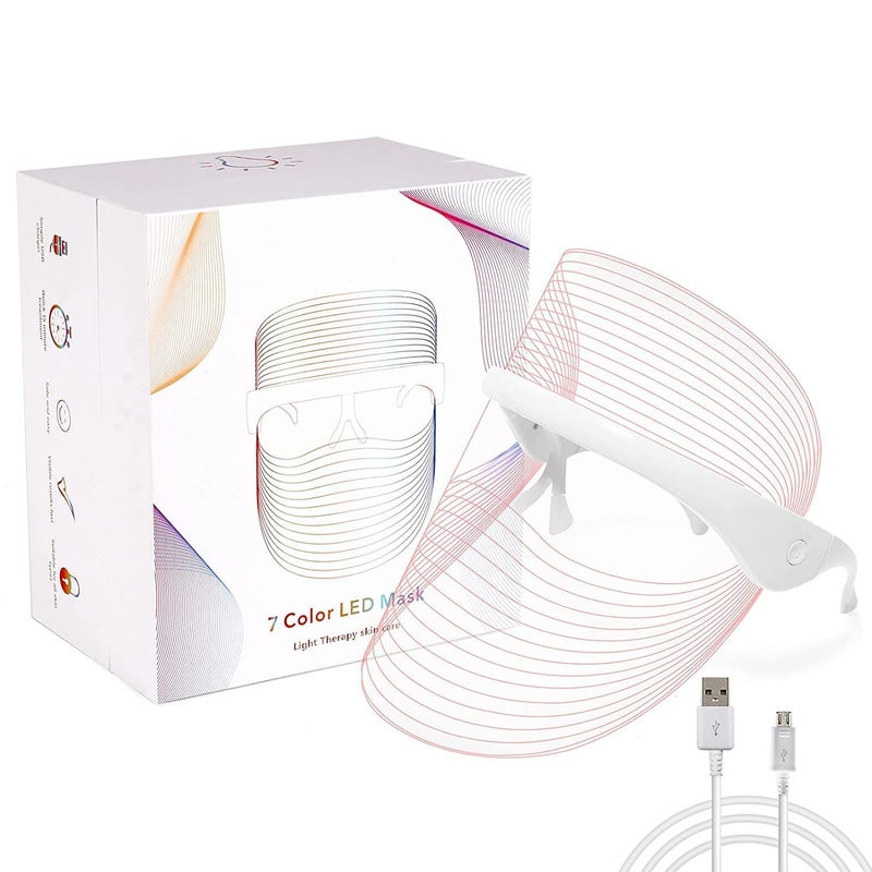 Ndola 7 in 1 LED Face Mask For Glowing Clean Clear Skin Anti Acne Anti Ageing Skin Rejuvenation Facial at home For All Skin Type For Men Women unisex - Image 4