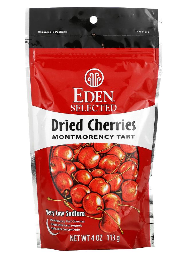 Eden Foods Selected Dried Cherries Montmorency Tart 4 oz (113 g)
