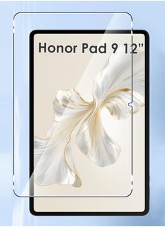 Honor Pad 9 12 Inch Tempered Glass Screen Protector – High Transparency, Delicate Touch, Anti-Explosion, Smooth Arc Edges, Easy Installation, Screen Protector for Honor Pad 9