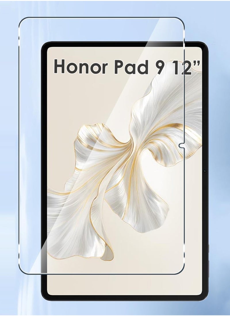 Generic - Honor Pad 9 12 Inch Tempered Glass Screen Protector – High Transparency, Delicate Touch, Anti-Explosion, Smooth Arc Edges, Easy Installation, Screen Protector for Honor Pad 9 - Image 1