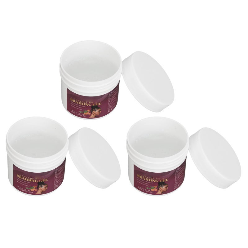 Dreadlock Hold Gel: 3 Boxes Nutrient Ingredients Semi Matte Effect Hair Braiding Gel - Safe Gentle Formula Locking Styling Gel for Daily Styling Dating Parties - Image 4