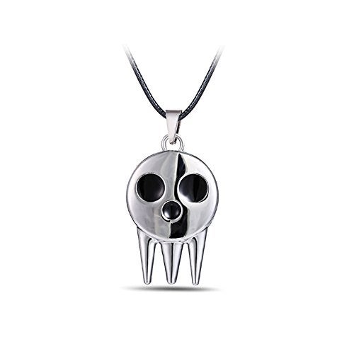 MANZHEN Ghost Specter Pendant Soul Eater Necklace Hallowmas Customizable (Silver) - Image 4