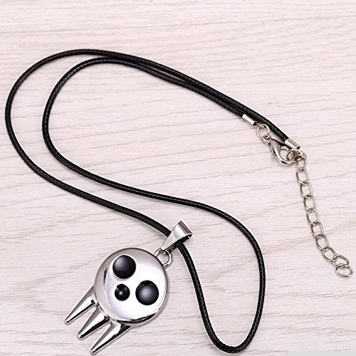 MANZHEN Ghost Specter Pendant Soul Eater Necklace Hallowmas Customizable (Silver) - Image 3
