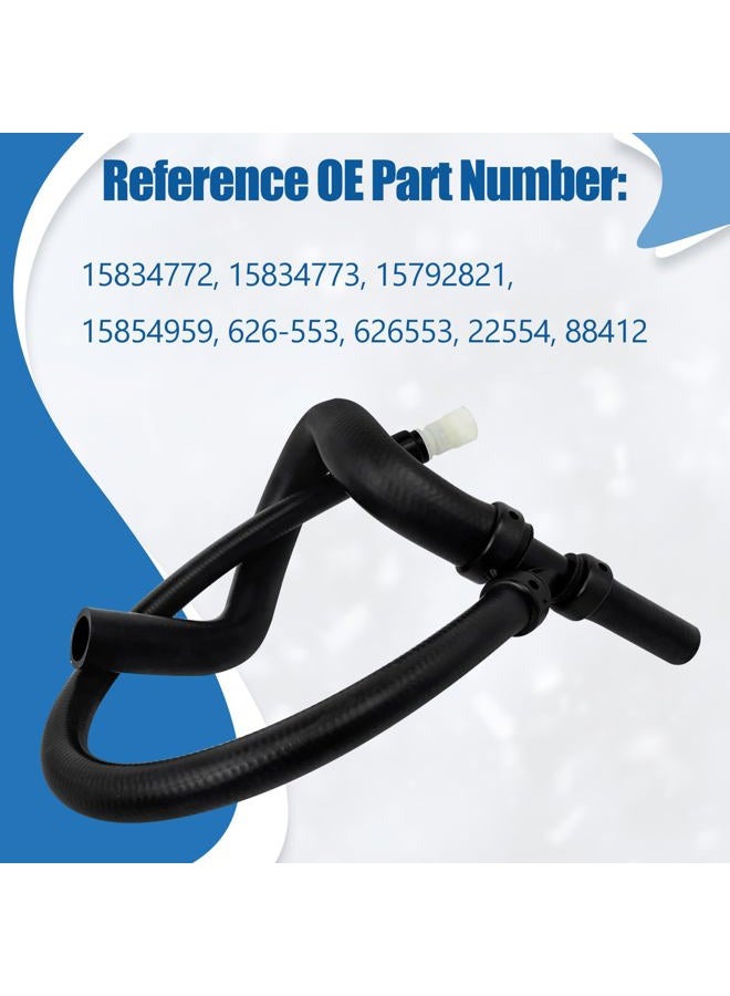 QFISH Engine Lower Heater Radiator Outlet Hose Replace 15834773 626-553 15834772 15854959 15792821 for Silverado Tahoe Avalanche Suburban GMC Sierra Yukon Hummer H2 Cadillac Escalade - Image 2