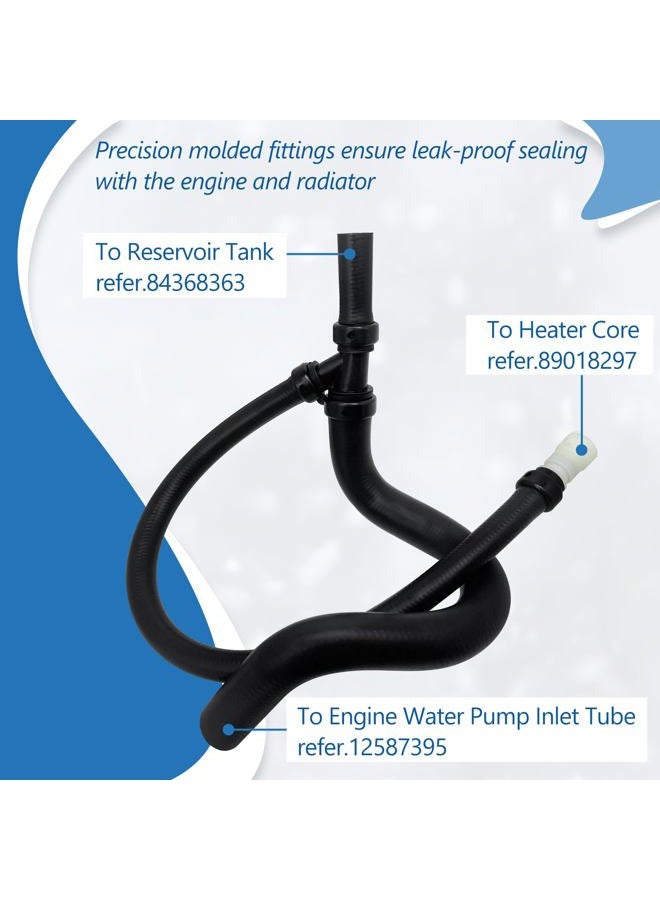 QFISH Engine Lower Heater Radiator Outlet Hose Replace 15834773 626-553 15834772 15854959 15792821 for Silverado Tahoe Avalanche Suburban GMC Sierra Yukon Hummer H2 Cadillac Escalade - Image 4