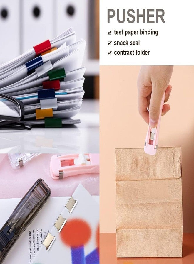 Oblivion Portable Paper Clamp Set - Multi-Function Holder Handheld Fastener with Clip Dispenser, Heavy-Duty Office Tool for Quick Binding, Easy Document Fastening & Desk Organizer. - Image 2