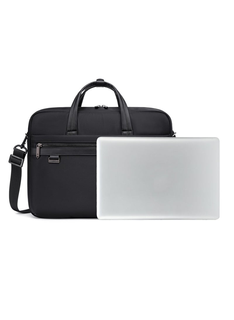 ARCTIC HUNTER Office Laptop Bag Water Resistant Anti-theft Messenger Bag 16.5 inch with Adjustable shoulder strap Cross Body Bag for Men and Women, GWB00849 - Black - Image 4