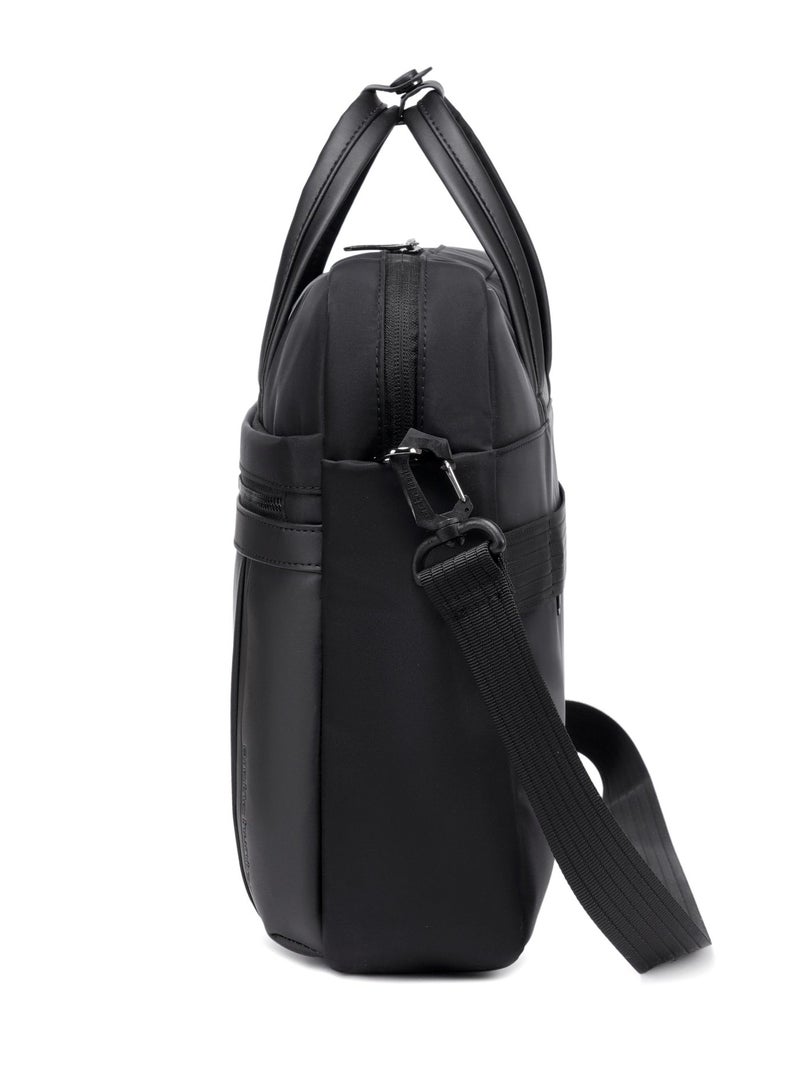 ARCTIC HUNTER Office Laptop Bag Water Resistant Anti-theft Messenger Bag 16.5 inch with Adjustable shoulder strap Cross Body Bag for Men and Women, GWB00849 - Black - Image 5