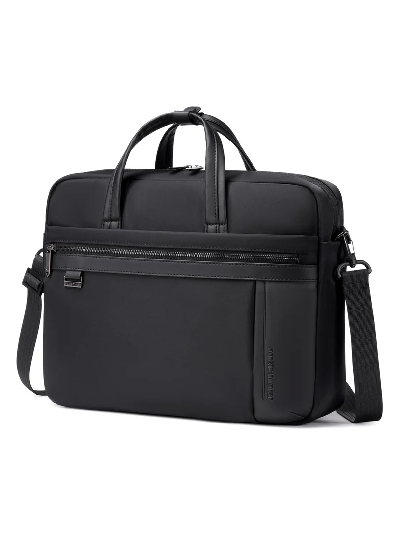 أركتيك هانتر Office Laptop Bag Water Resistant Anti-theft Messenger Bag 16.5 inch with Adjustable shoulder strap Cross Body Bag for Men and Women, GWB00849 - Black