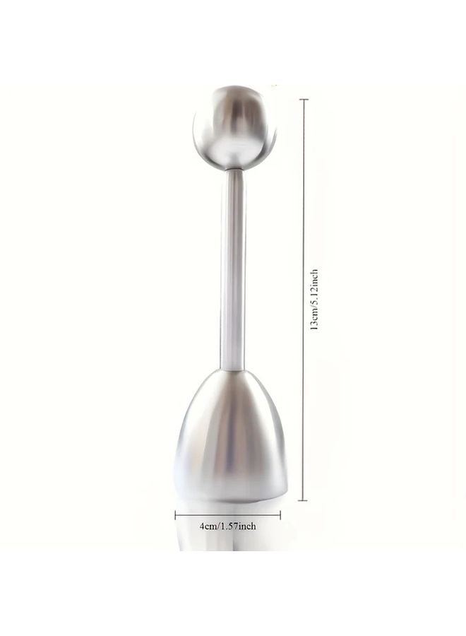 Stainless Steel Egg Topper Opener Tool 1pc Adjustable Vibration Soft Boiled Eggshell Remover Durable 188 Steel Cutter - Image 3