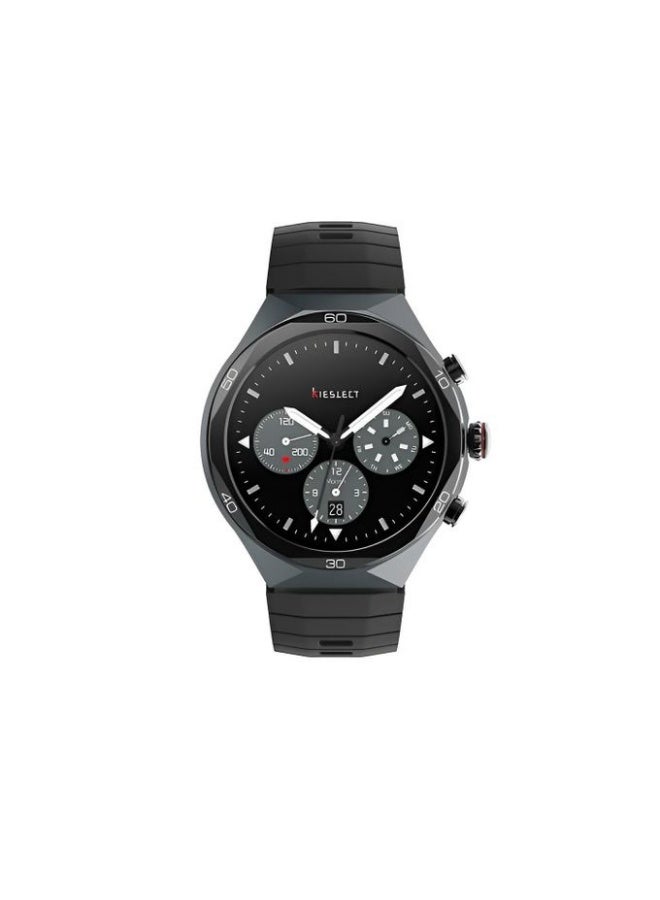Kieslect Elite2 AI Smart Watch Rubber Strap - Black - Image 2