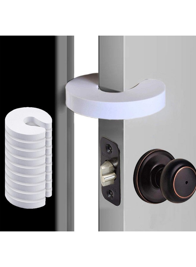 8 Pack - Door Stopper Finger Pinch Guards - Prevent Baby/Toddler Injuries with A Child Proof Door Stopper - Extra Soft Foam - Large Universal Sleek Design - Driddle