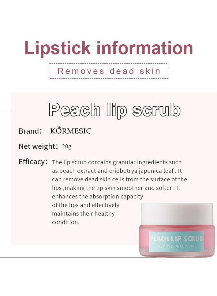 Kormesic مجموعة العناية بالشفاه 10 جرام + 20 جرام + 15 جرام + 8 جرام * 5 قطع-حل العناية بالشفاه الكامل - Image 3