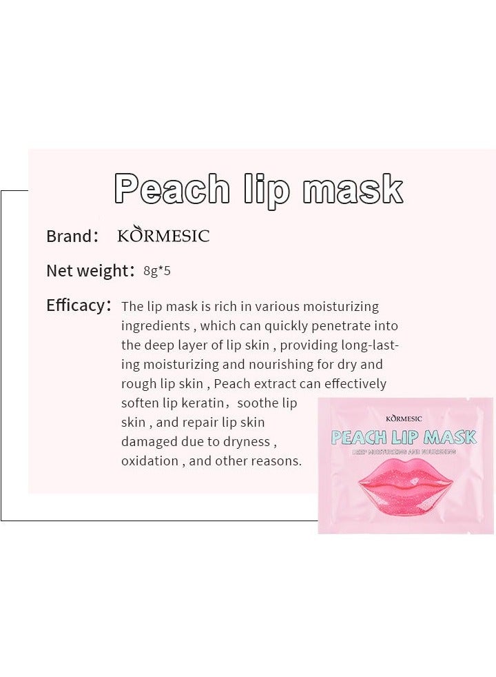 Kormesic مجموعة العناية بالشفاه 10 جرام + 20 جرام + 15 جرام + 8 جرام * 5 قطع-حل العناية بالشفاه الكامل - Image 4