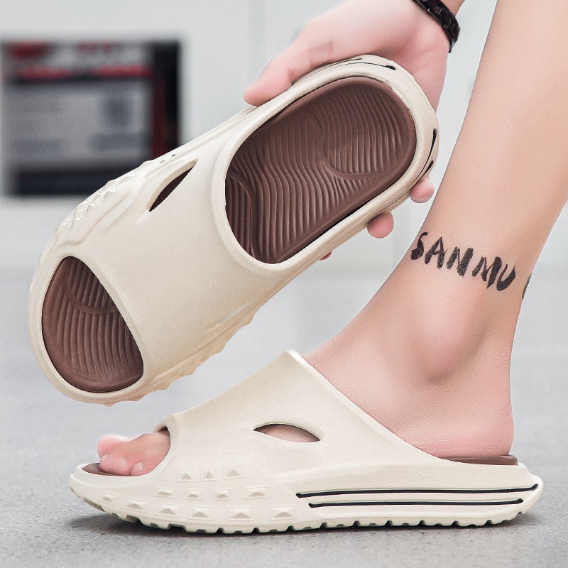 Slippers Men'S Thick-Soled Eva Sports Slippers Outer Wear Fashionable One-Word Shops Casual Beach Sandals - Image 4