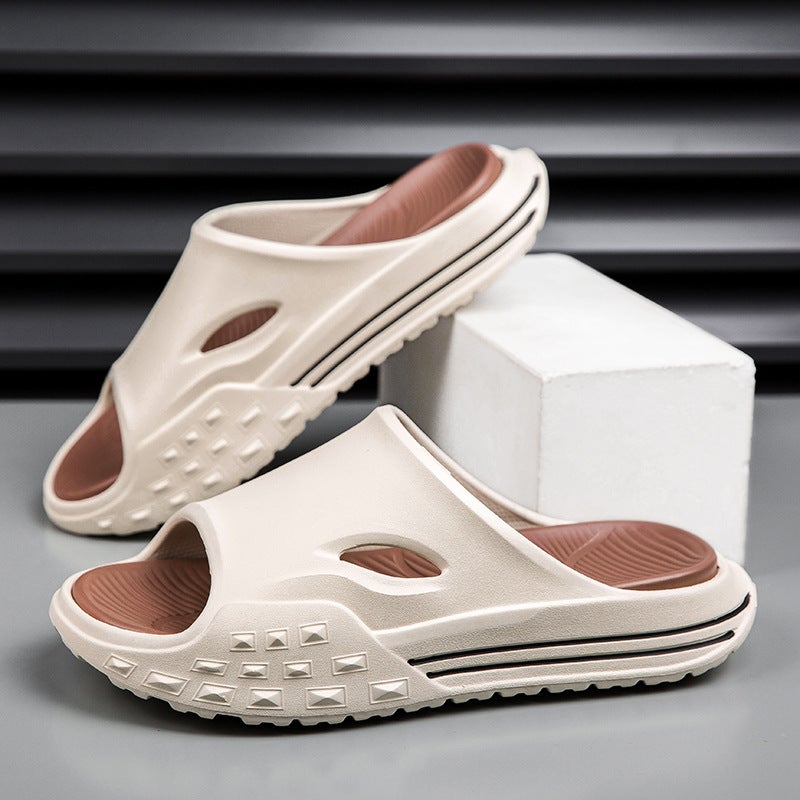 Slippers Men'S Thick-Soled Eva Sports Slippers Outer Wear Fashionable One-Word Shops Casual Beach Sandals - Image 5