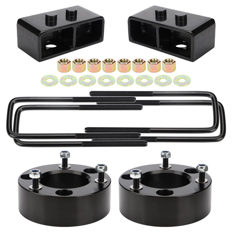 PROEZE 3 Front and 2 Rear Leveling Lift Kits for 20042020 F150 3 inch Front and 2 inch Rear Strut Spacers Leveling Kit Compatible with 20042020 F150 2WD 4WD