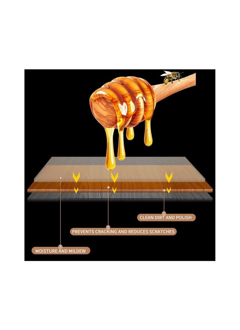Generic - Wood Seasoning Beewax Natural Beewax Traditional Wood Wax Multipurpose Beeswax Furniture Polish for Wood and Furniture, Natural beeswax Wood Cleaner and Polishing, for Furniture, Floor, Tables - Image 1
